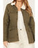 Image #3 - Cleo + Wolf Women's Faux Shearling Jacket, Olive, hi-res