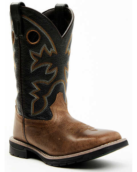Cody James Little Boys' Western Boots - Broad Square Toe, Tan, hi-res