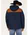 Image #4 - Ariat Men's Two Tone Crius Hooded Insulated Jacket, Navy, hi-res