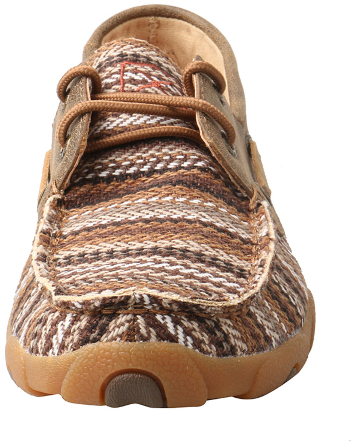 Image #5 - Twisted X Women's Boat Shoe Driving Mocs, Brown, hi-res