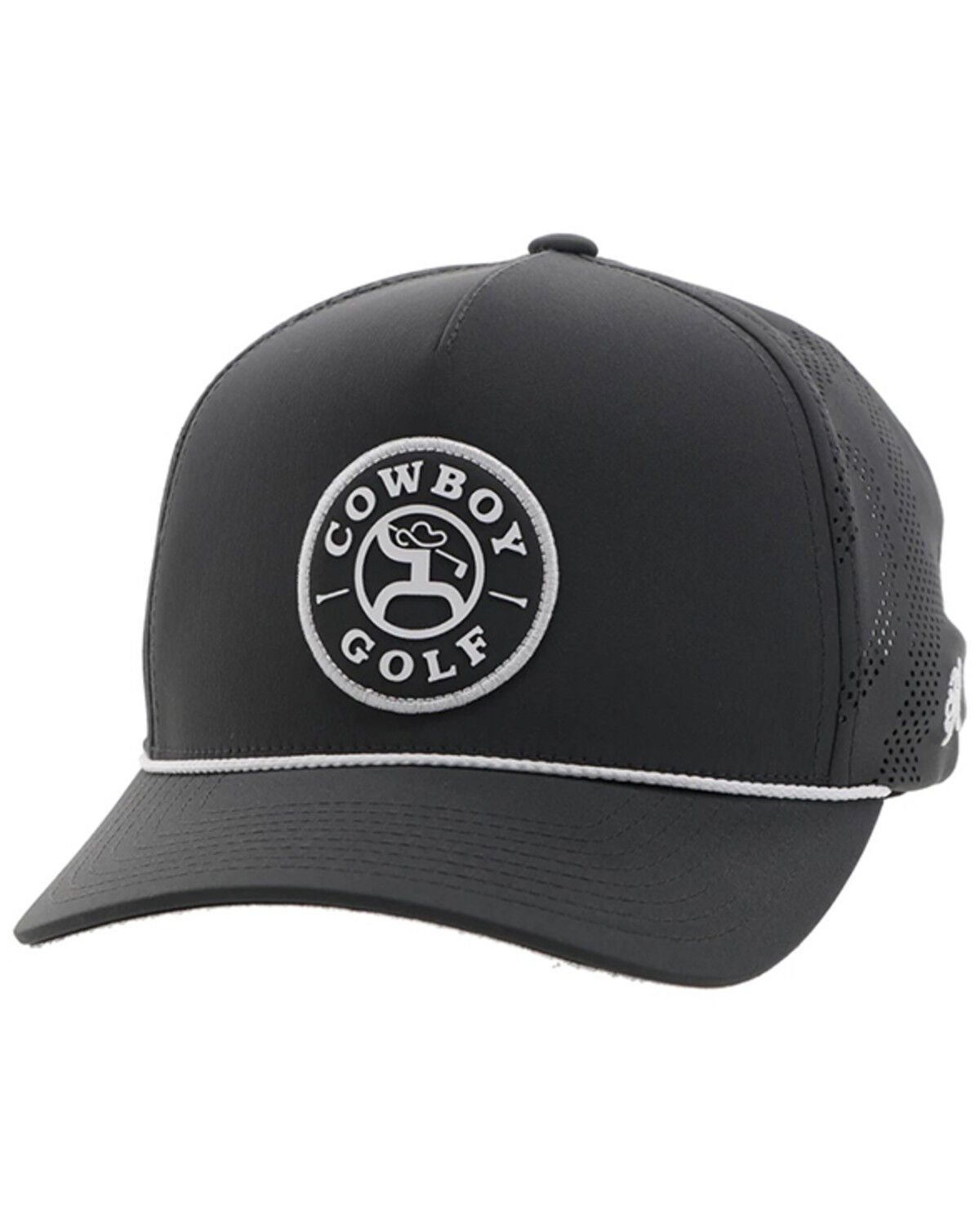 Image #1 - Hooey Men's Cowboy Golf Trucker Cap, Grey, hi-res