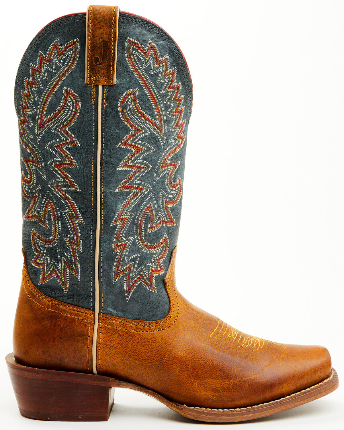 Image #2 - Justin Men's Show Off Western Boots - Square Toe, Brown, hi-res