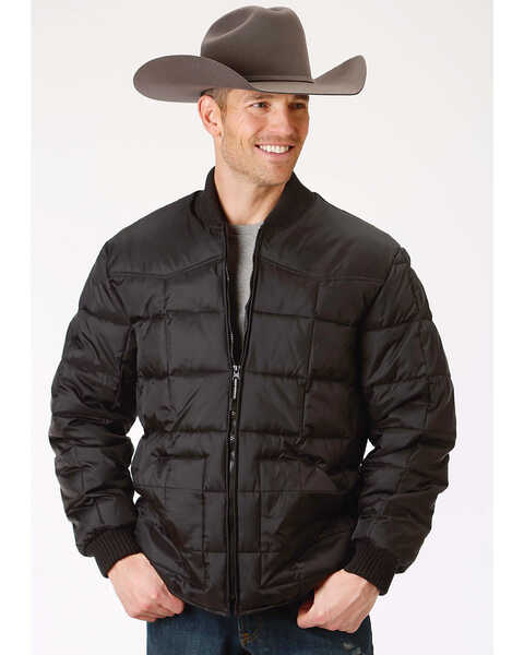 Image #1 - Roper Men's Rangegear Insulated Jacket, Black, hi-res
