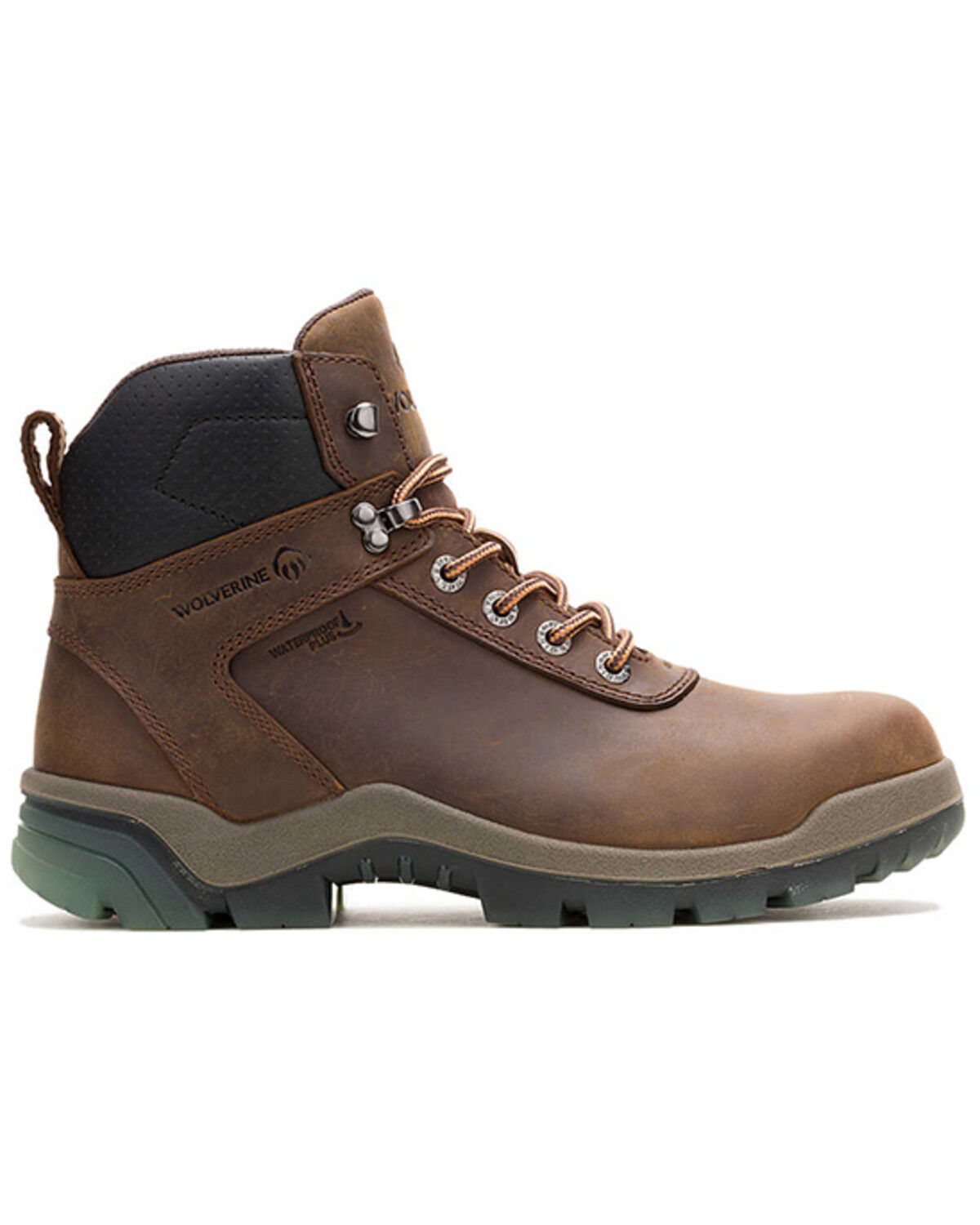 Image #2 - Wolverine Men's Vantage Hyprest 6" Carbonmax Waterproof Work Boots - Composite Toe, Dark Brown, hi-res