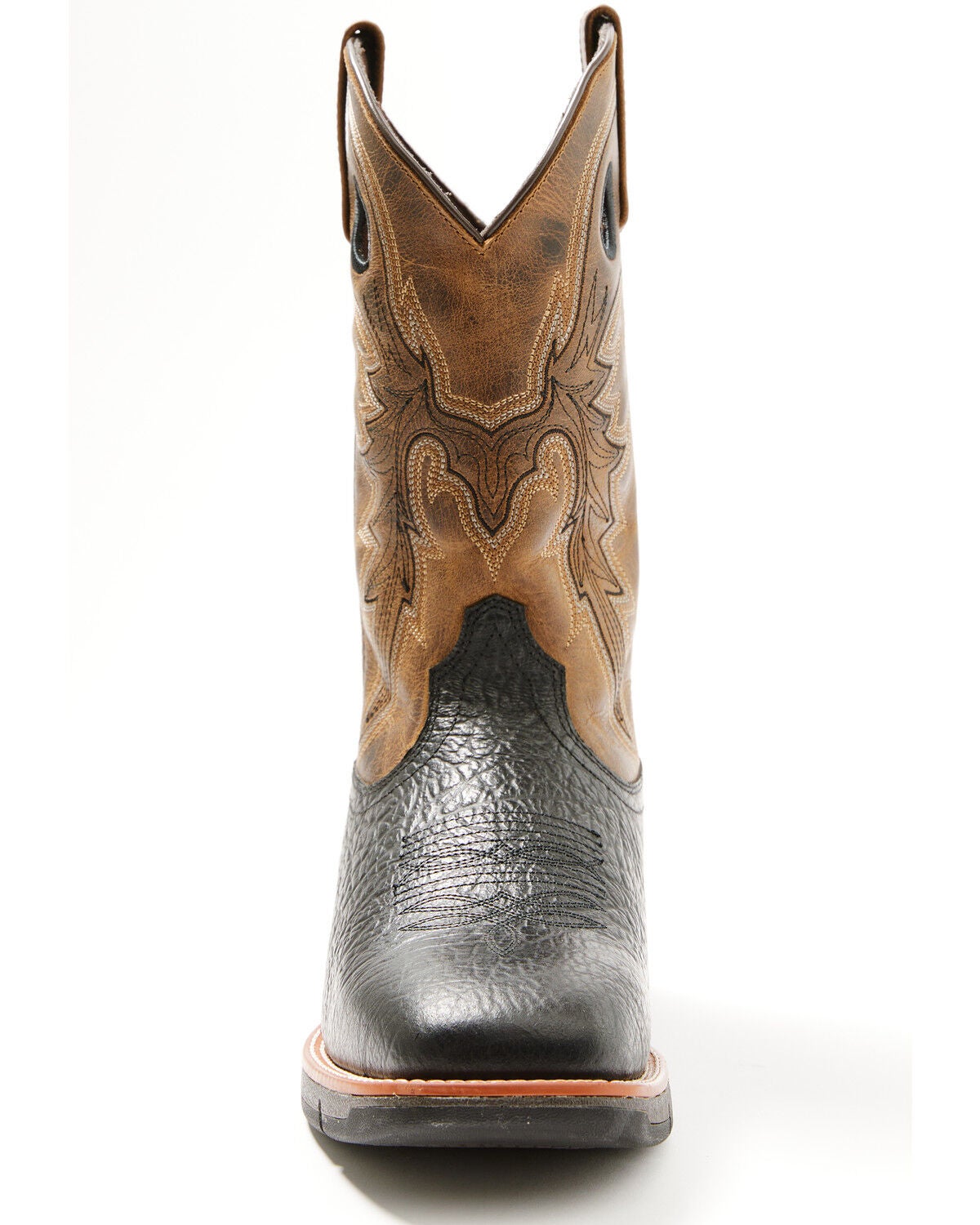 Image #4 - Laredo Men's Alloy Performance Western Boots - Broad Square Toe, Black, hi-res