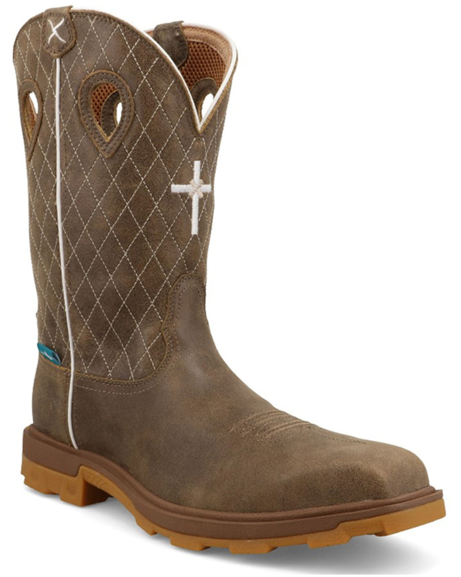 Twisted x composite toe outlet