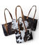 Image #1 - Ranch Junkie Women's Highlands Genuine Cowhide Large Tote, Multi, hi-res