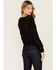 Image #4 - Idyllwind Women's Romance Floral Embroidered Swiss Dot Blouse, Black, hi-res
