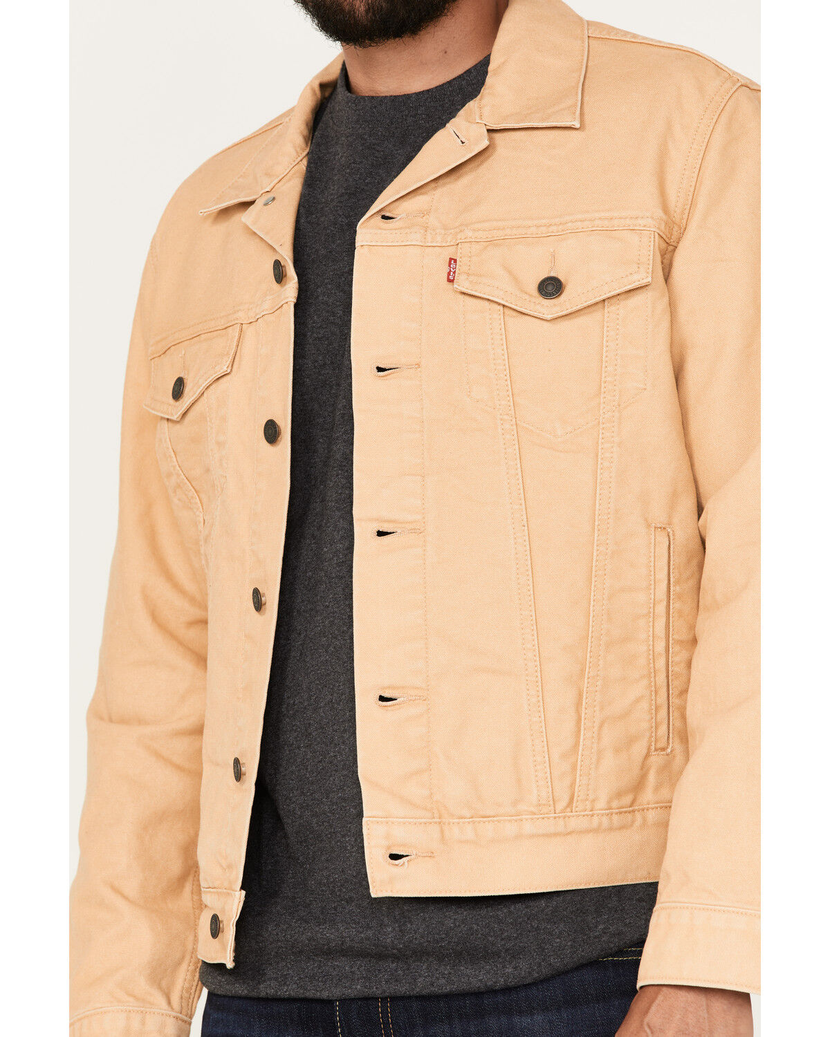 Image #3 - Levi's Men's Canvas Trucker Jacket, , hi-res