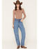 Image #1 - Wrangler Women's Medium Wash Super Barrel Denim Jeans, Medium Wash, hi-res