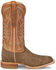 Image #2 - Justin Men's Cowman Western Boots - Broad Square Toe, Tan, hi-res