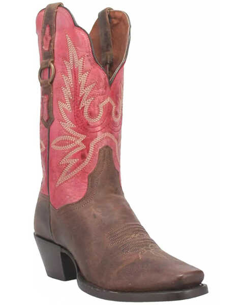 Dan Post Women's Tamra Western Boots - Square Toe , Brown, hi-res