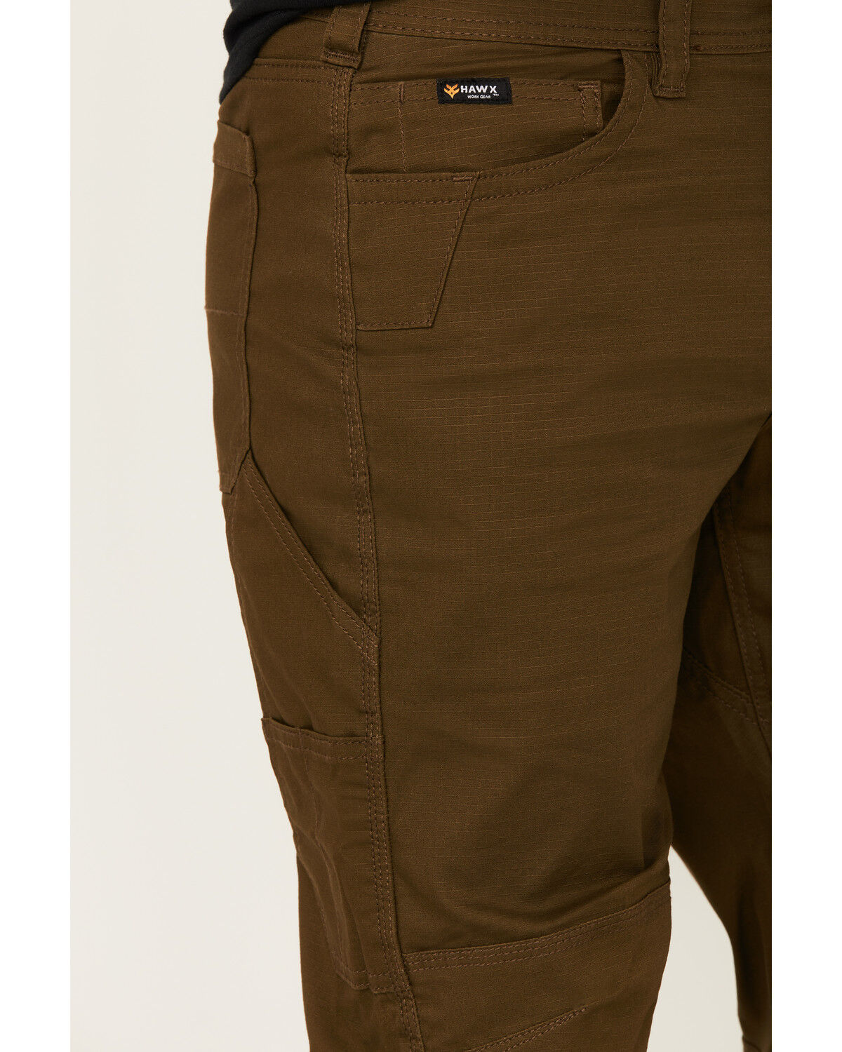 Image #2 - Hawx Men's Extreme Double Front Ripstop Work Pants, Olive, hi-res