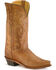 Old West Contemporary Cowboy Boots, Tan, hi-res