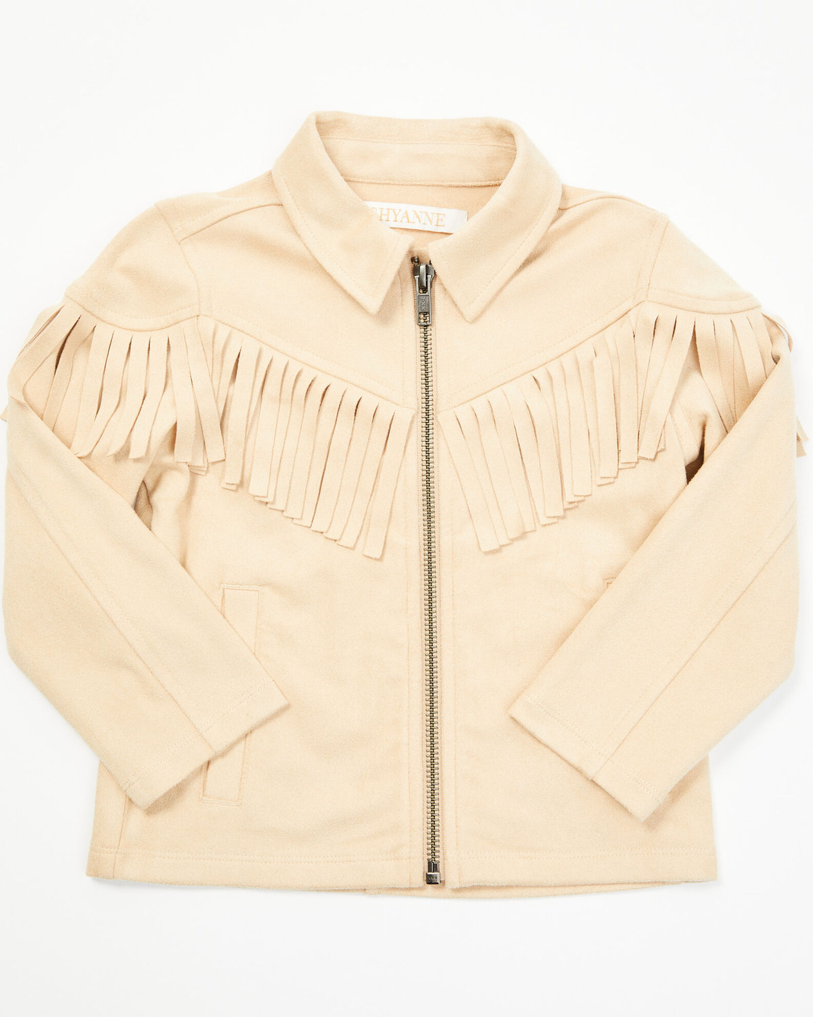 Shyanne Toddler Girls Juniper Faux Suede Fringe Jacket Country Outfitter