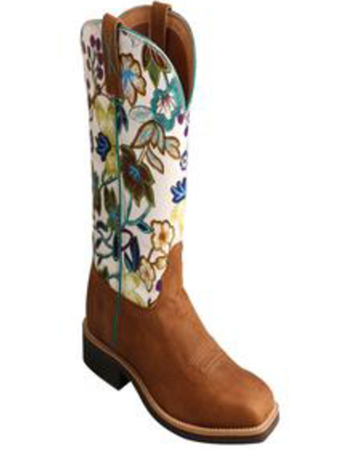 women's floral western boots