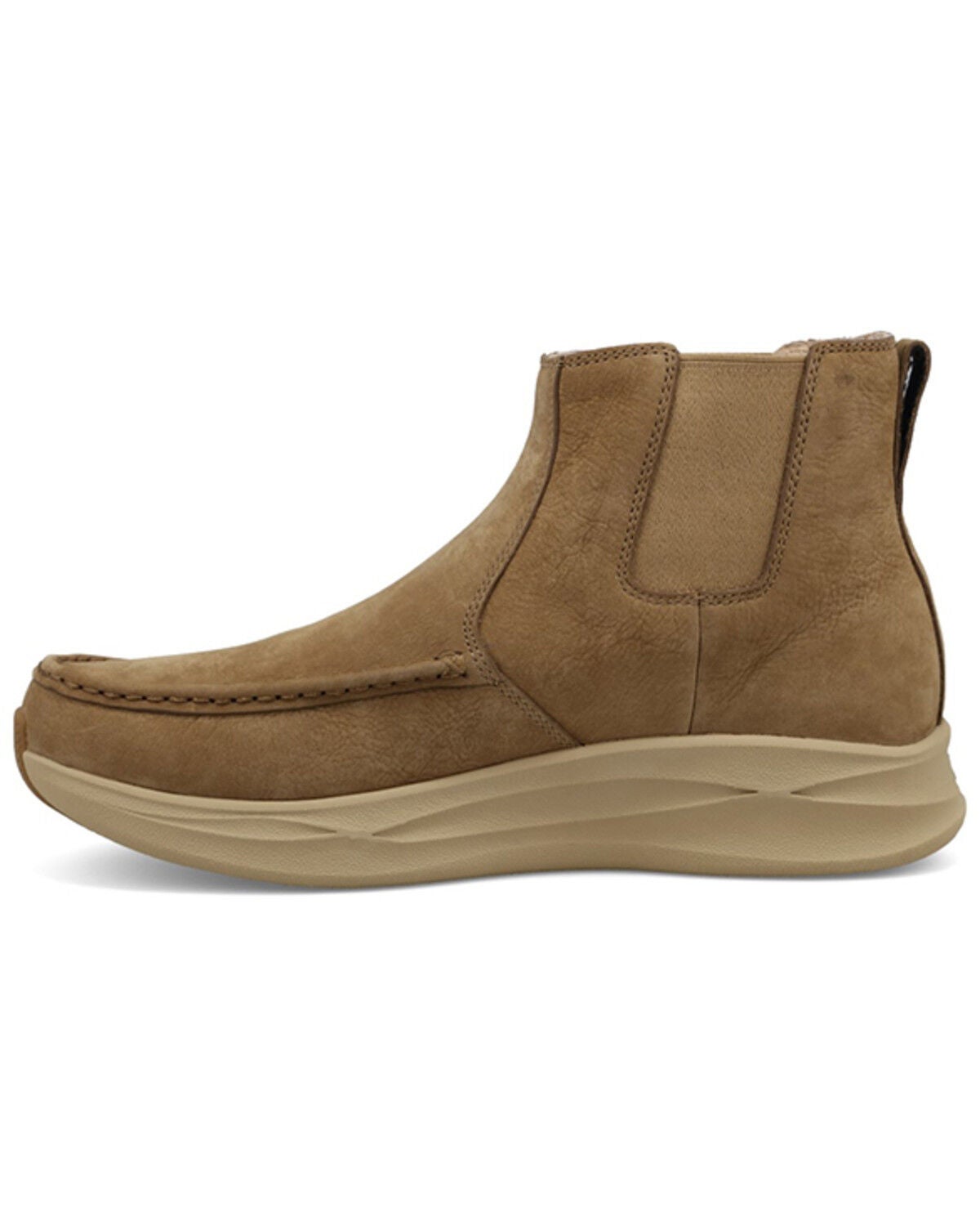 Image #3 - Twisted X Men's Feather X&trade; Casual Ankle Boots - Moc Toe, Camel, hi-res