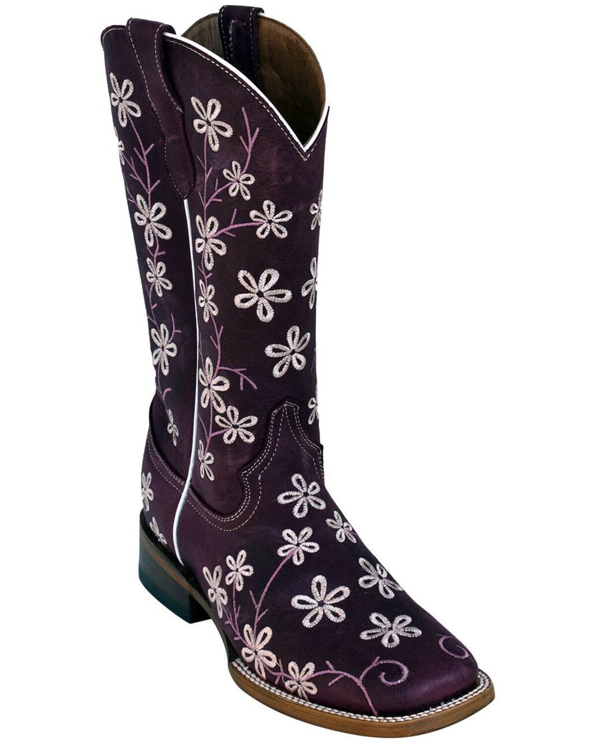 women's purple western boots
