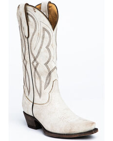 Idyllwind Women's Colt Western Boots - Snip Toe, White, hi-res