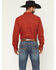 Image #4 - Cody James Men's Basic Twill Long Sleeve Button-Down Performance Western Shirt - Tall, Red, hi-res