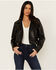 Image #1 - Cleobella Women's Baxter Leather Jacket, Black, hi-res