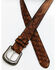 Image #2 - Cody James Men's Pirarucu Embroidered Belt, Brown, hi-res