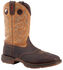 Durango Men's Rebel Waterproof Western Boots - Steel Toe, Brown, hi-res