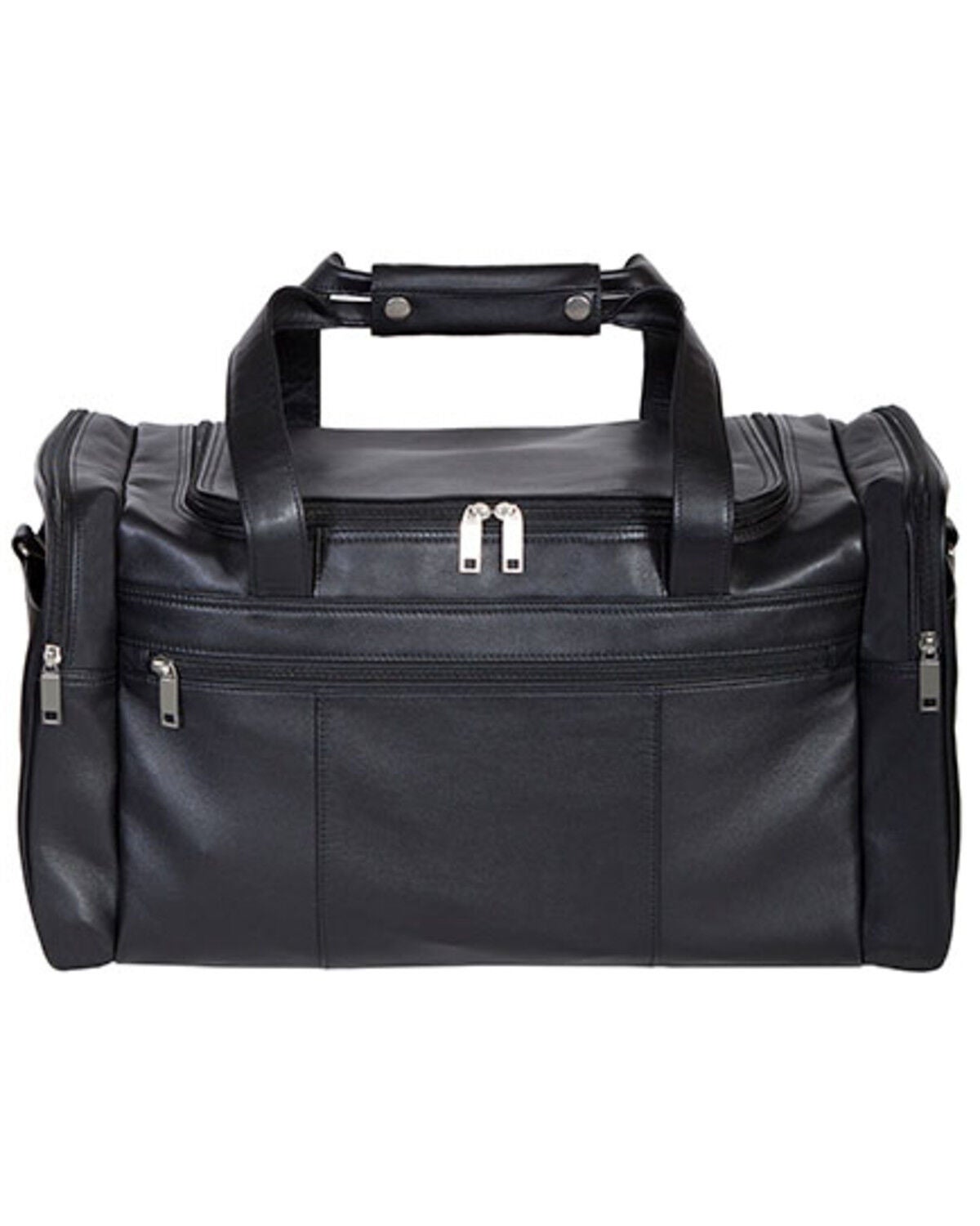 Image #1 - Scully Leather Carry-On Travel Bag, Black, hi-res