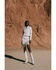Image #1 - Boot Barn X Double D Ranch Women's Exclusive Rhinestone & Fringe Bridal Skirt, White, hi-res
