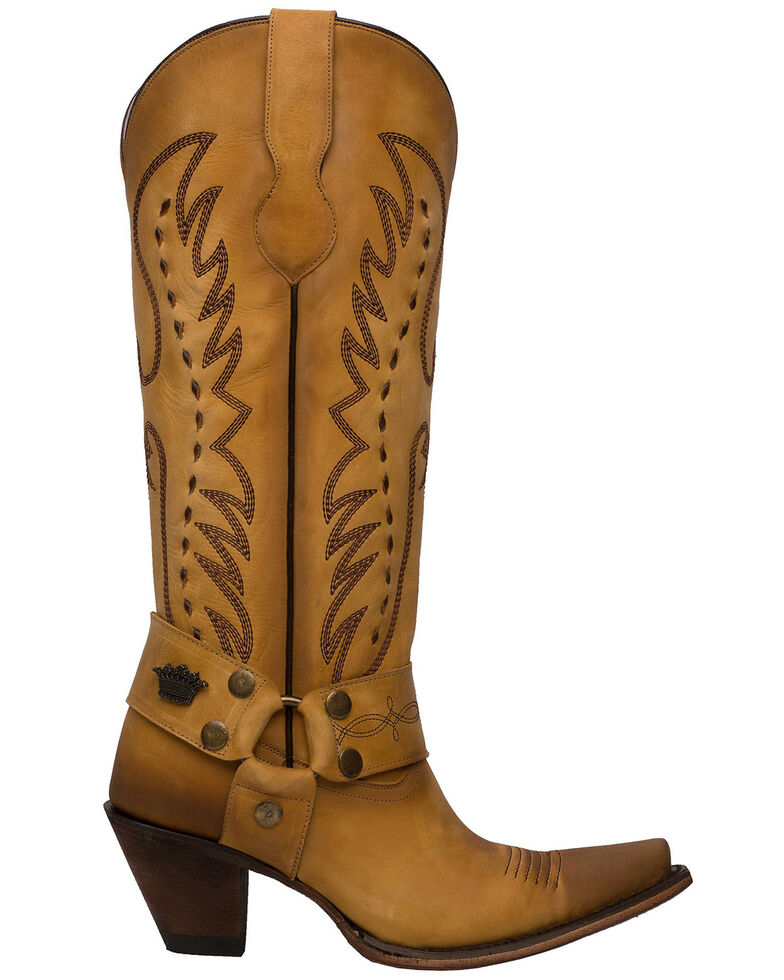 Junk Gypsy by Lane Women's Vagabond Western Boots - Snip Toe, Mustard, hi-res