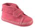 Minnetonka Infant Girls' Fringe with Hook and Loop Closure Booties, Hot Pink, hi-res