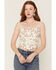 Image #1 - Rock & Roll Denim Women's Horse Print Sleeveless Bustier Tank, Natural, hi-res