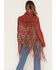 Image #4 - Cripple Creek Women's Beaded Fringe Hand Laced Snap Leather Jacket, Red, hi-res