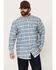 Image #1 - Ariat Men's FR Tenmile Long Sleeve Button-Down Work Shirt, White, hi-res