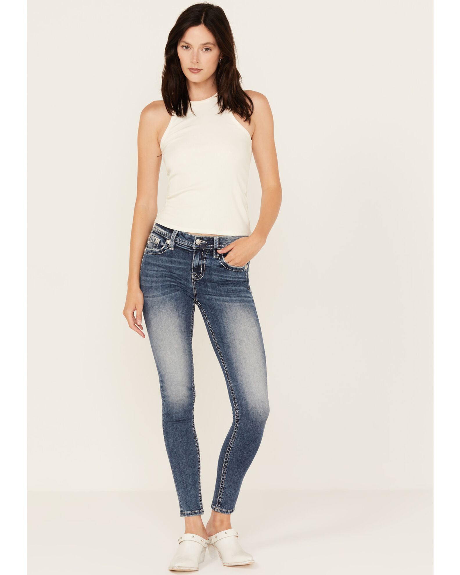 Miss me stretch skinny jeans clearance
