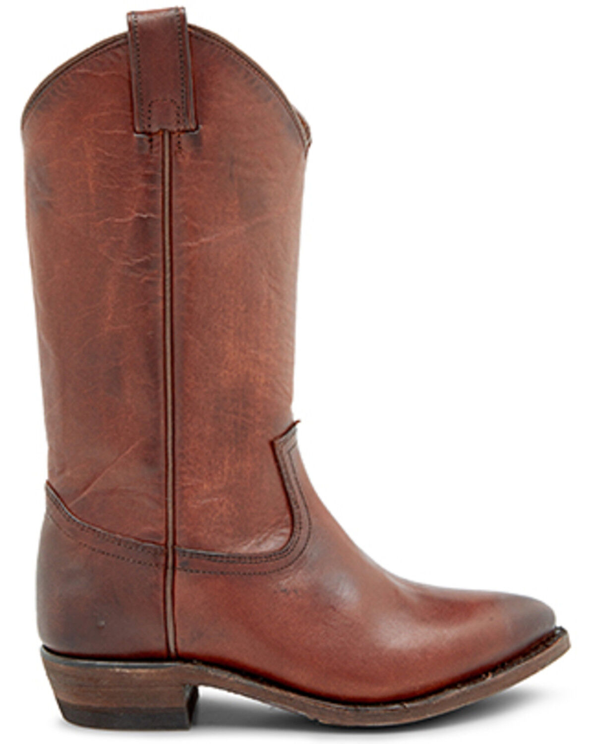 Image #2 - Frye Women's Billy Western Boots - Round Toe, Cognac, hi-res