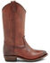 Image #2 - Frye Women's Billy Western Boots - Round Toe, Cognac, hi-res
