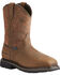 Ariat Men's Brown Sierra Delta H20 Work Boots - Steel Toe , Brown, hi-res
