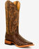 Image #1 - Horse Power Men's Nile Crocodile Print Western Boots - Square Toe, Brown, hi-res