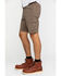 ATG By Wrangler Men's Morel Utility Asymmetric Cargo Shorts - Big, Brown, hi-res