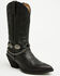 Image #1 - Shyanne Women's Scalloped Concho Boot Bracelet with Chain, Black, hi-res