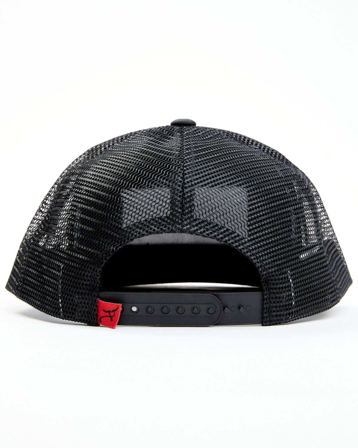 Image #3 - RopeSmart Men's Logo Patch Mesh-Back Trucker Cap, Black, hi-res