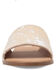 Image #4 - Dingo Women's Metallic Hairon Moo Moo Sandals, Silver, hi-res