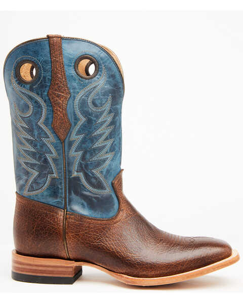 Image #2 - Cody James Men's Searcy Western Boots - Broad Square Toe, Blue, hi-res