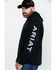 Image #5 - Ariat Men's FR Primo Fleece Logo Hooded Work Sweatshirt , Black, hi-res