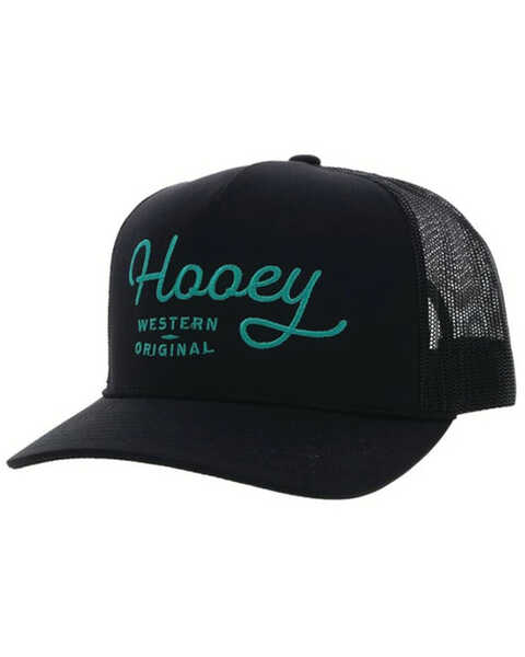 Hooey Men's OG Mesh Trucker Cap, Black, hi-res
