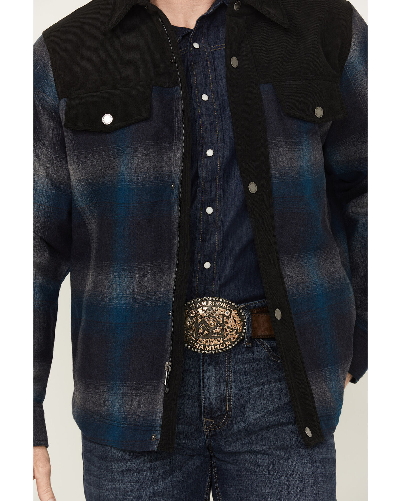 Product Name: Pendleton Men's Timberline Plaid Print Quilted Snap Shirt  Jacket