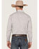 Image #4 - Rough Stock By Panhandle Men's Fancy Diamond Print Long Sleeve Pearl Snap Western Shirt, Orange, hi-res
