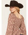 Image #4 - Ash & Violet Women's Boot Barn Exclusive Conversational Print Corset Top, Brown, hi-res