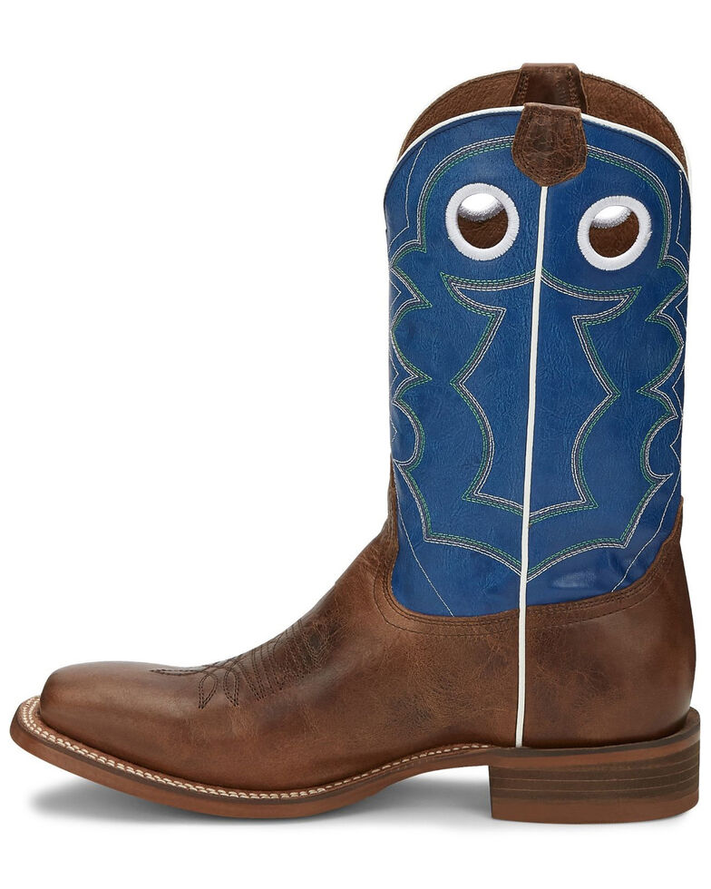 Nocona Men's Cohan Brown Western Boots - Square Toe, Brown, hi-res